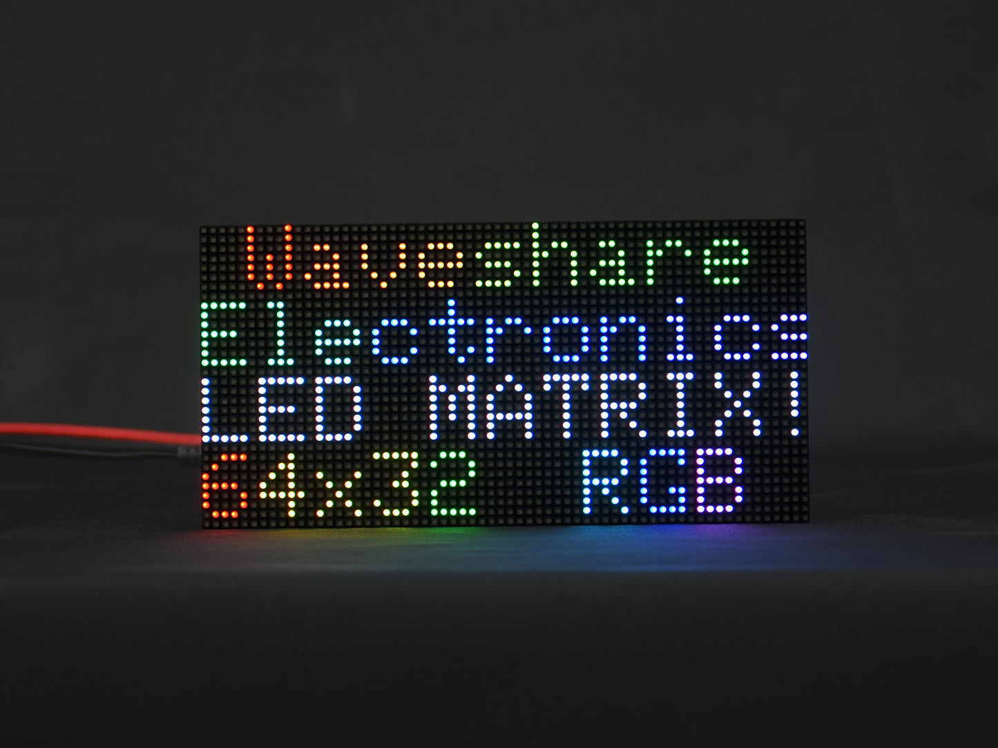 RGB Full-color LED Matrix Panel, 2.5mm Pitch, 64 × 32 Pixels, Adjustable Brightness, Options For Standard Version / GOB Version