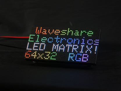 RGB Full-color LED Matrix Panel, 2.5mm Pitch, 64 × 32 Pixels, Adjustable Brightness, Options For Standard Version / GOB Version