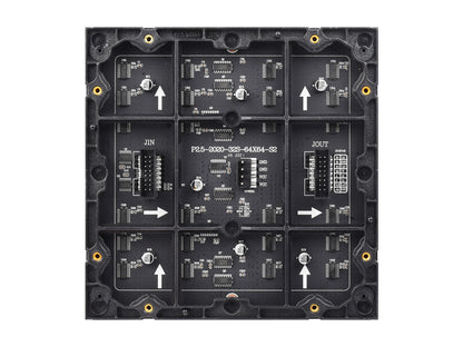 RGB full-color LED matrix panel, 2.5mm Pitch, 64x64 pixels, adjustable brightness