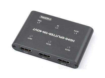 HDMI 4k Splitter, 1 In 4 Out, Share One HDMI source