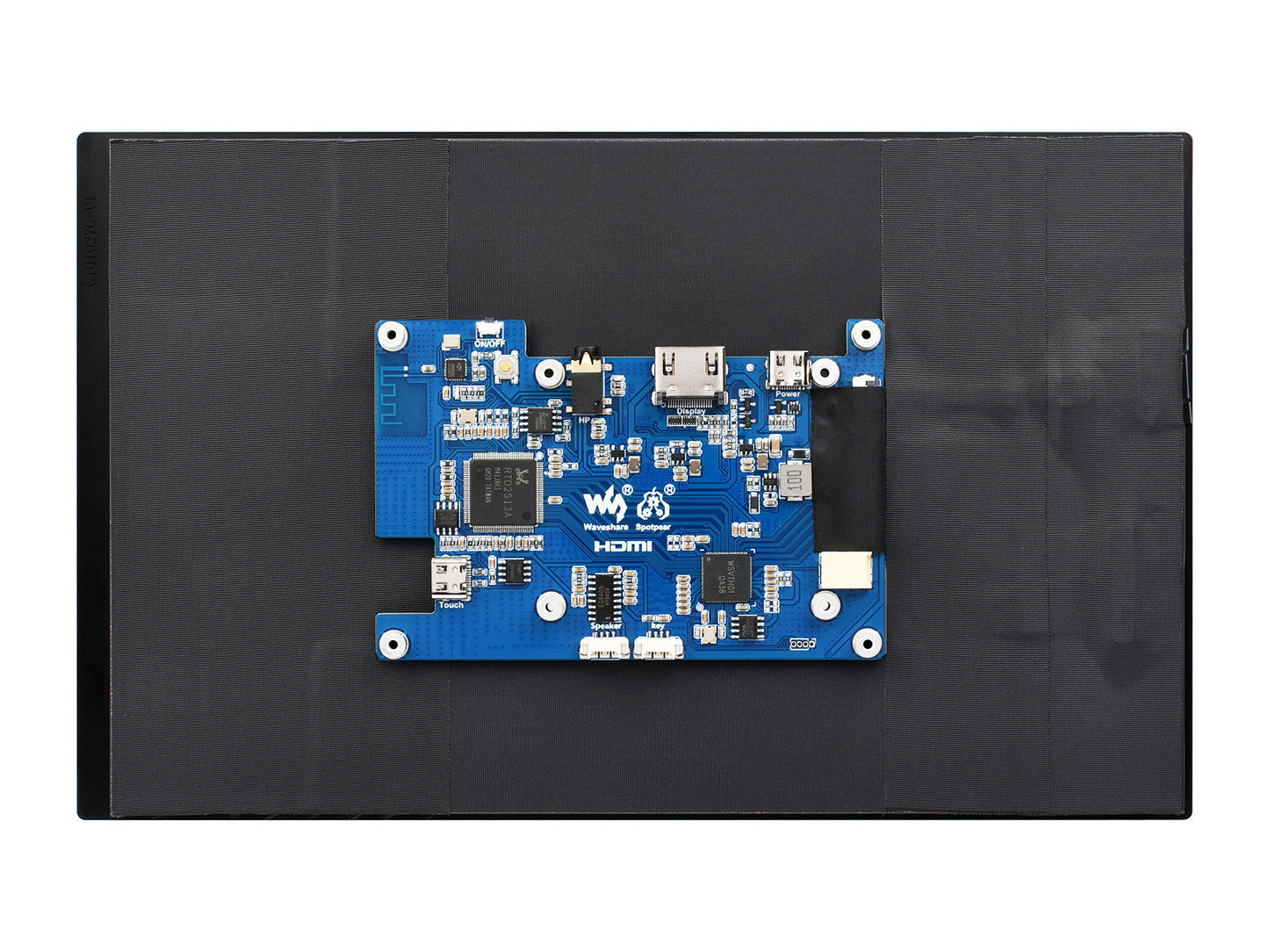 10.1inch Capacitive Touch Display, Optical Bonding Toughened Glass Panel, 1280×800, IPS, HDMI Interface