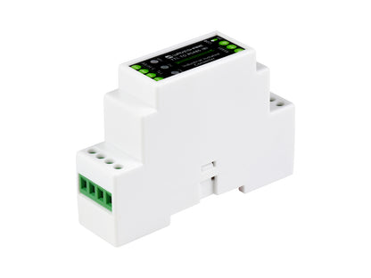 Rail-mount TTL To RS485 Galvanic isolated Converter, 600W Lightningproof &amp; Anti-Surge, Multi-Isolation Protection