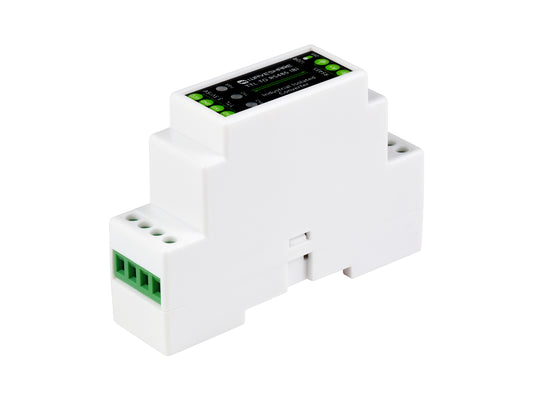 Rail-mount TTL To RS485 Galvanic isolated Converter, 600W Lightningproof &amp; Anti-Surge, Multi-Isolation Protection
