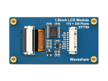 1.9inch LCD Display Module, 170×320 Resolution, SPI Interface, IPS, 262K Colors