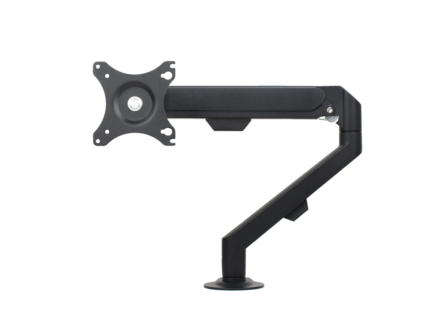 Gas Spring Monitor Arm for 17~30 inch display monitor, Free height adjustment, supports multi-angle rotation and expansion