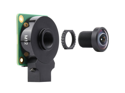 M12 High Resolution Lens, 14MP, 184.6° Ultra wide angle, 2.72mm Focal length, Compatible with Raspberry Pi High Quality Camera M12