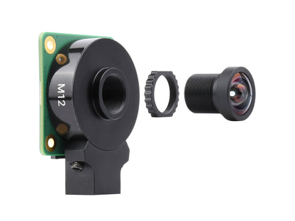 M12 High Resolution Lens, 12MP, 113° FOV, 2.7mm Focal length, Compatible with Raspberry Pi High Quality Camera M12