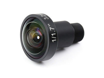 M12 High Resolution Lens, 12MP, 160° FOV, 3.2mm Focal length, Compatible with Raspberry Pi High Quality Camera M12