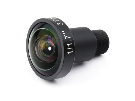 M12 High Resolution Lens, 12MP, 160° FOV, 3.2mm Focal length, Compatible with Raspberry Pi High Quality Camera M12