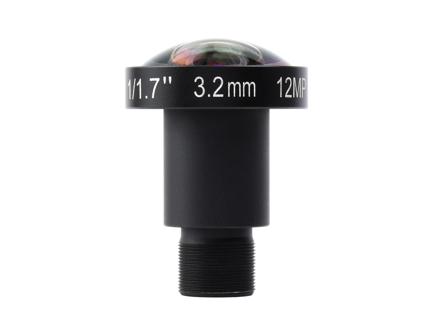 M12 High Resolution Lens, 12MP, 160° FOV, 3.2mm Focal length, Compatible with Raspberry Pi High Quality Camera M12