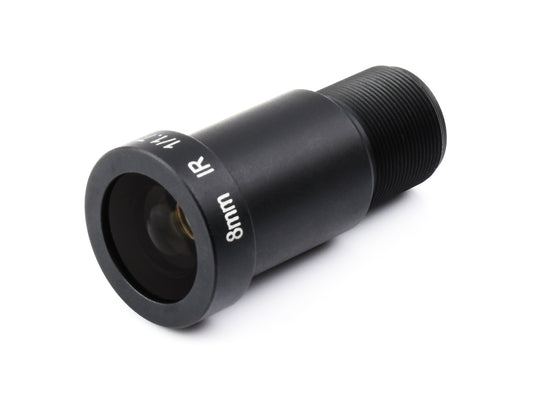 M12 High Resolution Lens, 12MP, 69.5° FOV, 8mm Focal length, Compatible with Raspberry Pi High Quality Camera M12