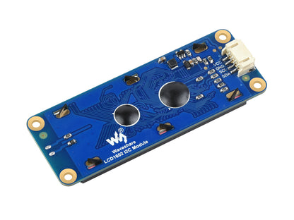 LCD1602 I2C Module, White color with blue background, 16x2 characters LCD, 3.3V/5V