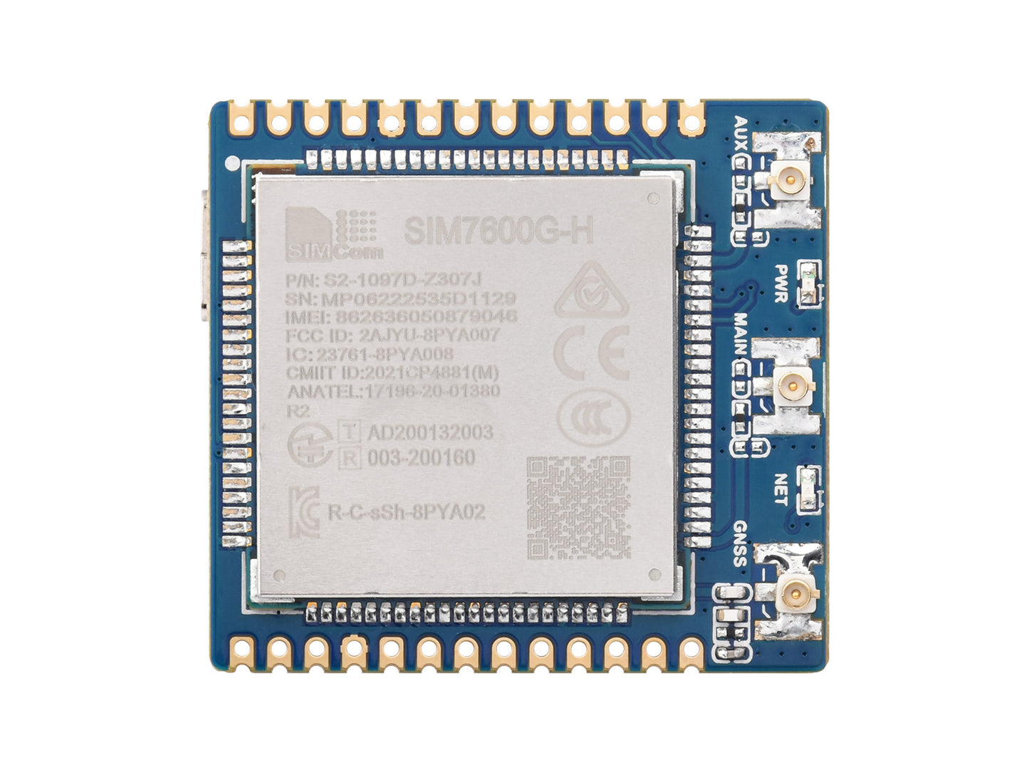 SIM7600X 4G Communication Module, Multi-band Support, Compatible with 4G/3G/2G, With GNSS Positioning
