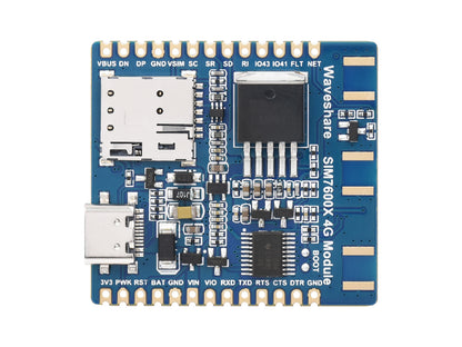 SIM7600X 4G Communication Module, Multi-band Support, Compatible with 4G/3G/2G, With GNSS Positioning