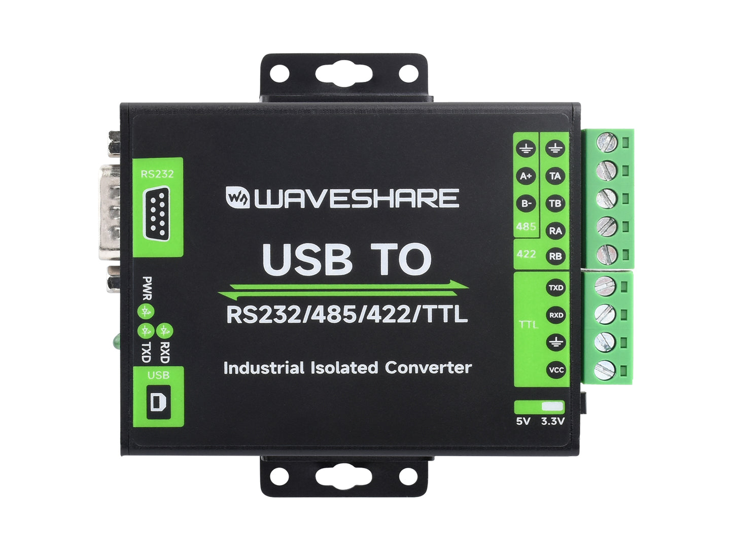 FT232RNL USB TO RS232/485/422/TTL Interface Converter, Industrial Isolation