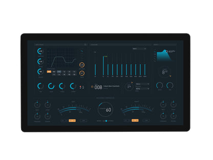 21.5inch Capacitive Touch Monitor, 1920×1080 Full HD, Optical Bonding Toughened Glass Panel, HDMI, 10-Point touch
