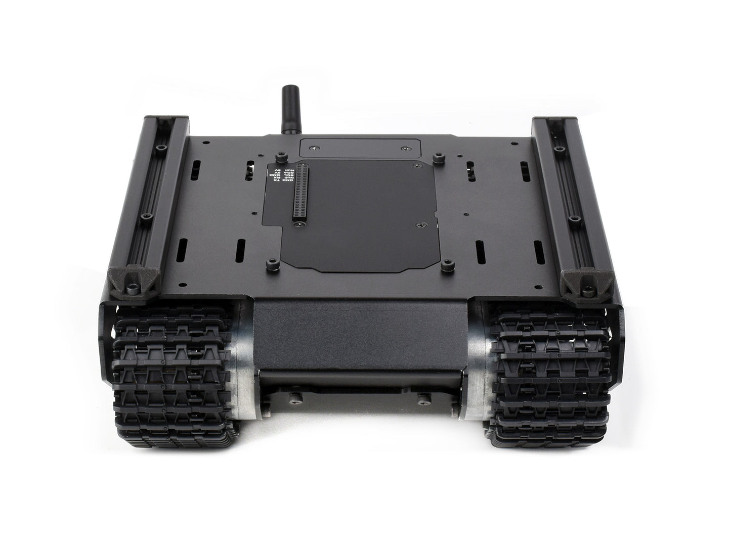 Flexible And Expandable Off-Road Tracked UGV, Multiple Hosts Support, With External Rails and ESP32 Slave Computer