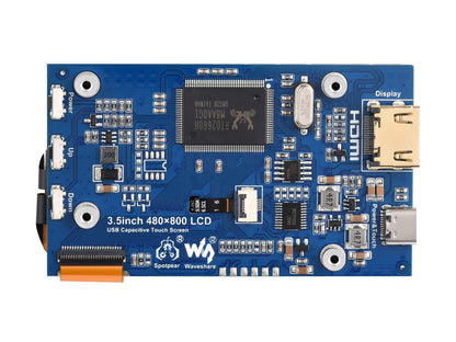 3.5inch IPS Capacitive Touch LCD Display, 480×800, Adjustable Brightness