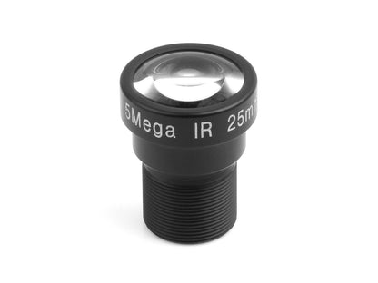 M12 Long Focal Length Lens, 5MP, 25mm Focal length, Large Aperture, Compatible with Raspberry Pi High Quality Camera M12