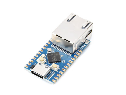 Waveshare RP2040-ETH Mini Development Board, RP2040 Ethernet Port Module, Based on Official RP2040 Dual Core Processor