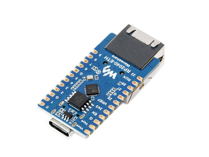 Waveshare RP2040-ETH Mini Development Board, RP2040 Ethernet Port Module, Based on Official RP2040 Dual Core Processor