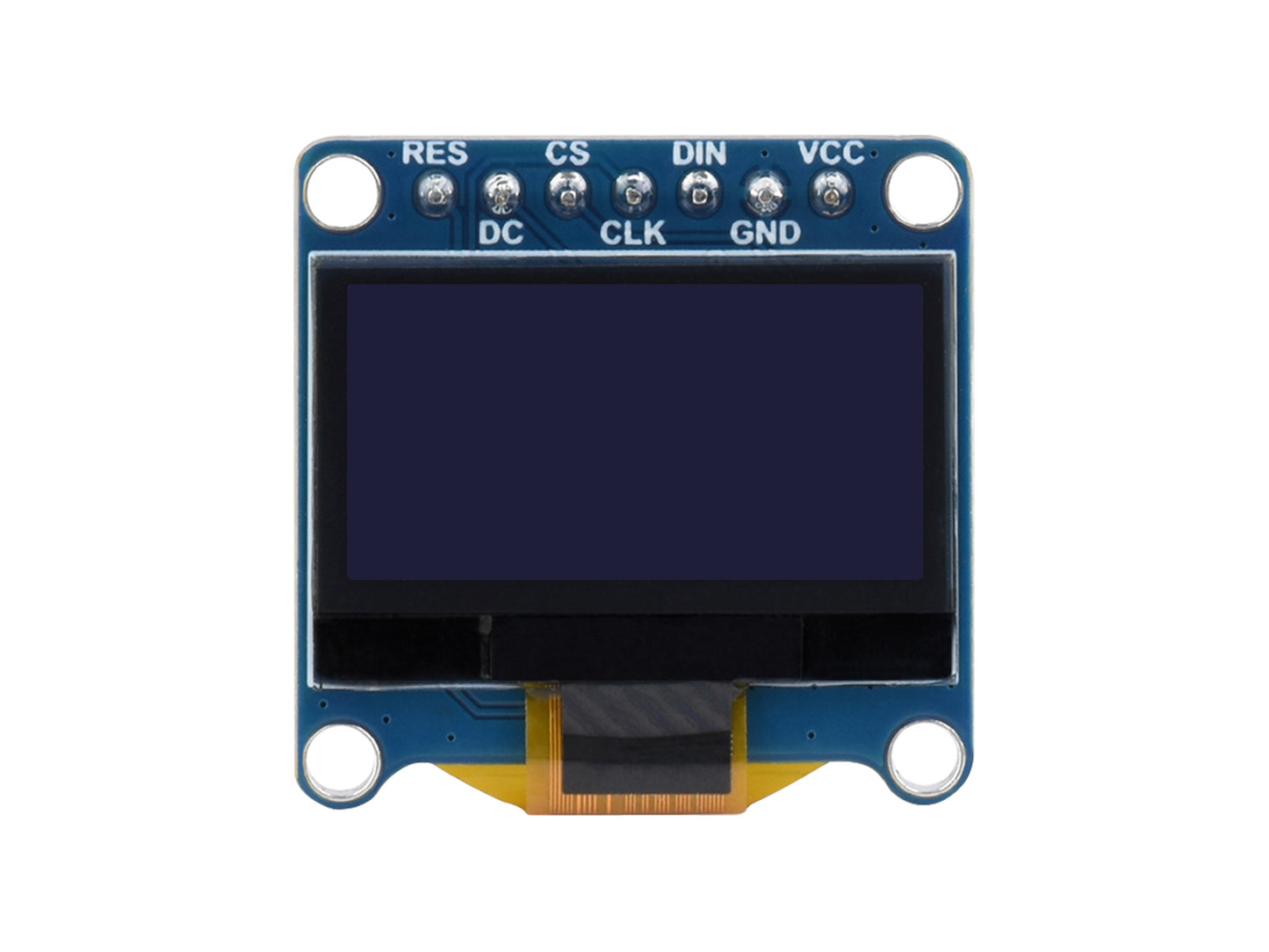 0.96inch OLED Display Module, 128×64 Resolution, SPI / I2C Communication