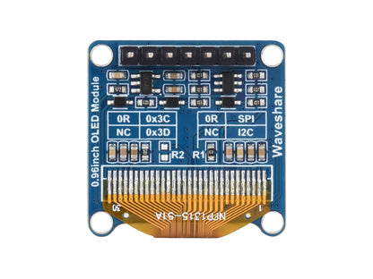 0.96inch OLED Display Module, 128×64 Resolution, SPI / I2C Communication