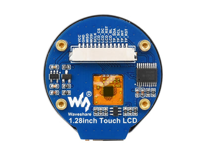 1.28inch Round LCD Display Module with Touch panel, 240×240 Resolution, IPS, SPI And I2C Communication