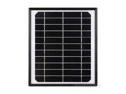 Monocrystalline silicon solar panel (5.5V 6W), Toughened Glass surface