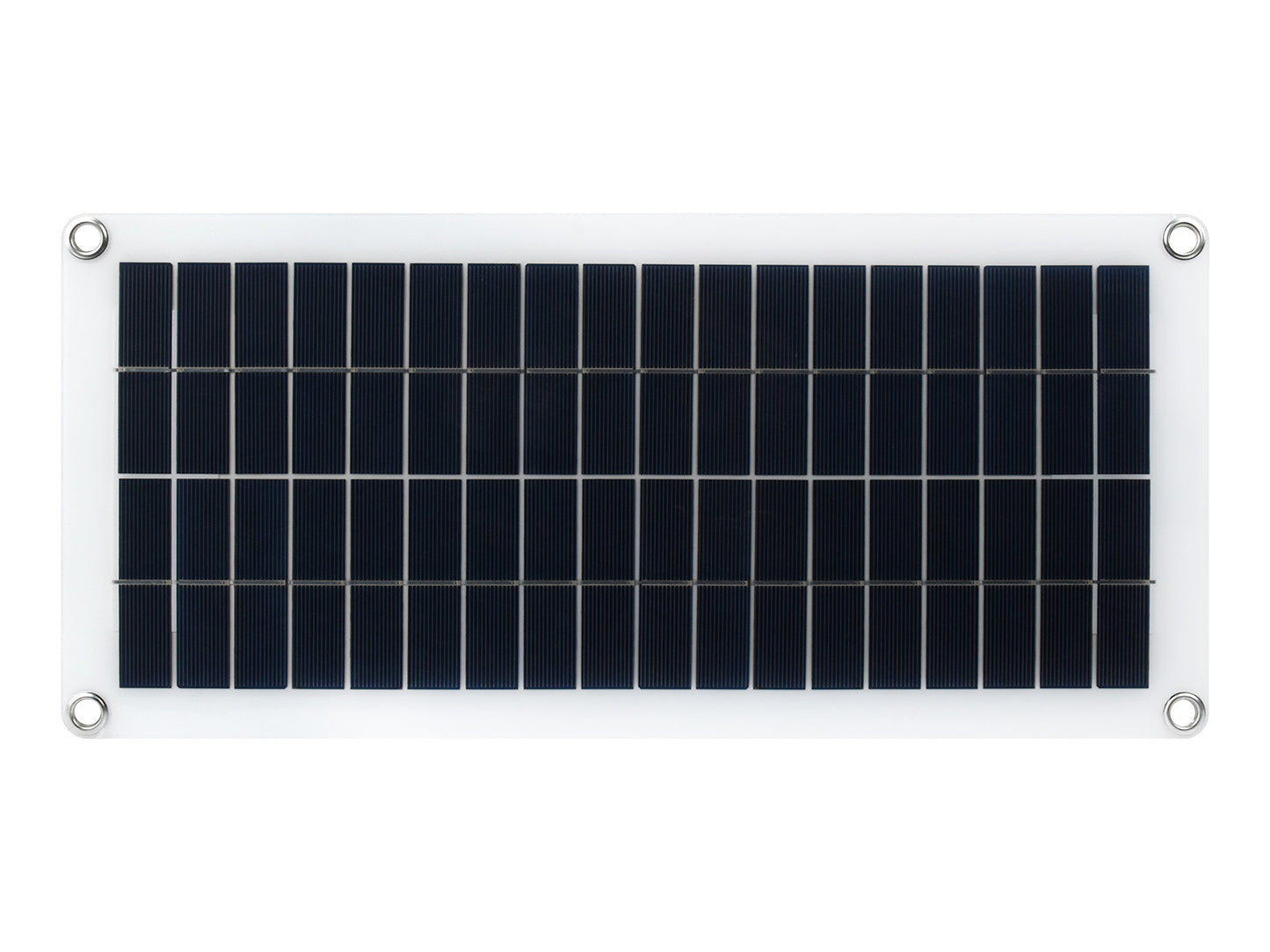 Semi-flexible Polycrystalline silicon Solar Panel (18V 10W), Supports 5V regulated output