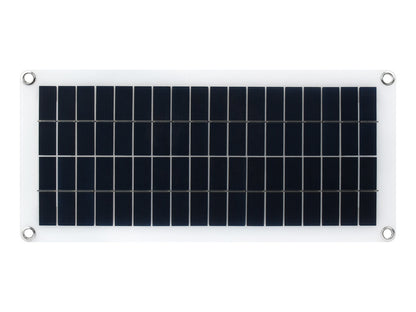 Semi-flexible Polycrystalline silicon Solar Panel (18V 10W), Supports 5V regulated output