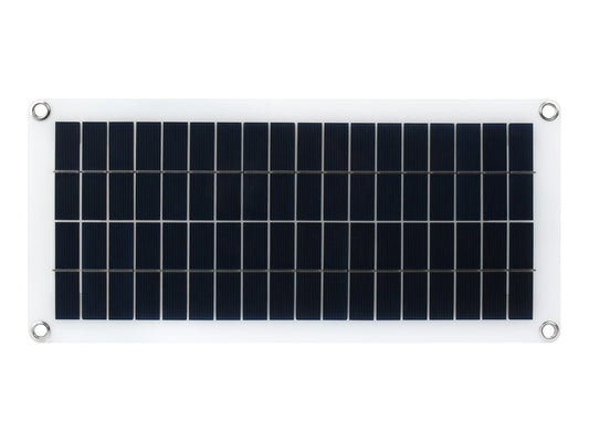 Semi-flexible Polycrystalline silicon Solar Panel (18V 10W), Supports 5V regulated output