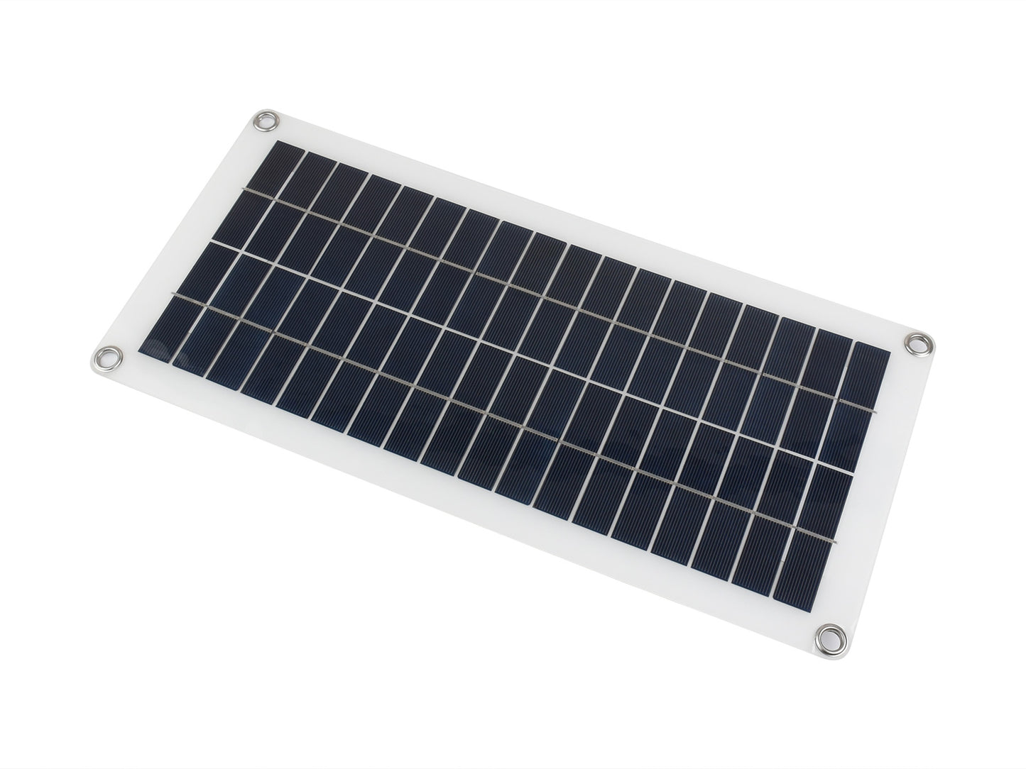 Semi-flexible Polycrystalline silicon Solar Panel (18V 10W), Supports 5V regulated output