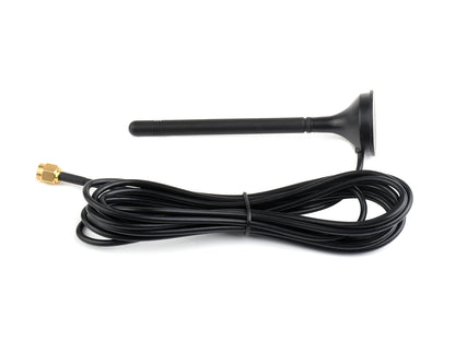LPWA Outdoor Waterproof Antenna, 5dBi High gain with magnetic base, LoRa Antenna, 4G/3G/2G/LPWA Support, options for Frequency Version