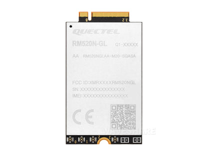 Quectel RM520N-GL IoT 5G Global Band Module, 5G Sub-6G Module, M.2 Form Factor With 3GPP 5G Release 16 Specification