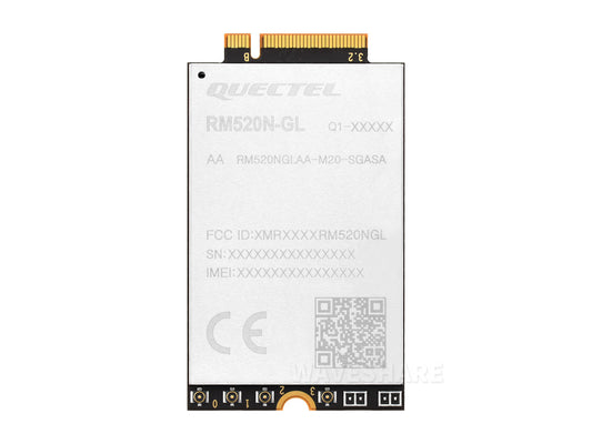 Quectel RM520N-GL IoT 5G Global Band Module, 5G Sub-6G Module, M.2 Form Factor With 3GPP 5G Release 16 Specification