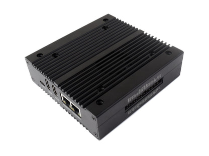 NAS Multi-functional Mini-Computer Designed for Raspberry Pi Compute Module 4 (NOT included), Network Storage, Dual Solid State Drive slots