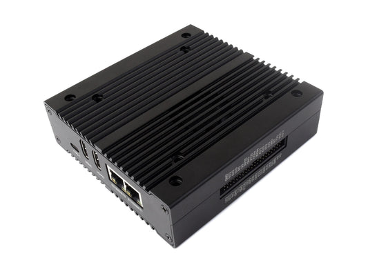 NAS Multi-functional Mini-Computer Designed for Raspberry Pi Compute Module 4 (NOT included), Network Storage, Dual Solid State Drive slots