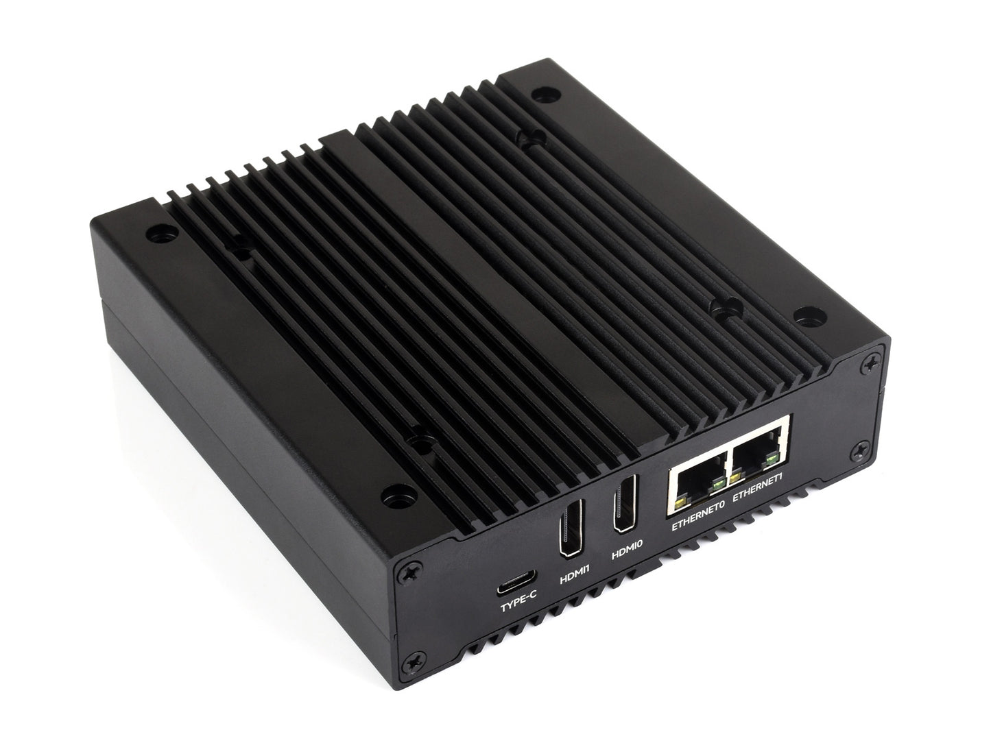 NAS Multi-functional Mini-Computer Designed for Raspberry Pi Compute Module 4 (NOT included), Network Storage, Dual Solid State Drive slots