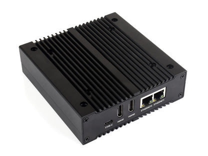 NAS Multi-functional Mini-Computer Designed for Raspberry Pi Compute Module 4 (NOT included), Network Storage, Dual Solid State Drive slots
