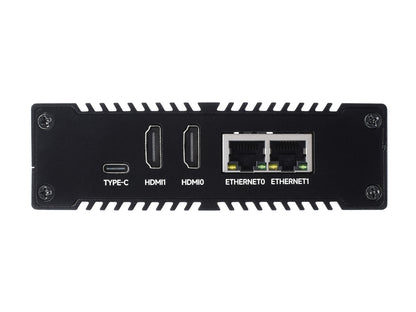 NAS Multi-functional Mini-Computer Designed for Raspberry Pi Compute Module 4 (NOT included), Network Storage, Dual Solid State Drive slots