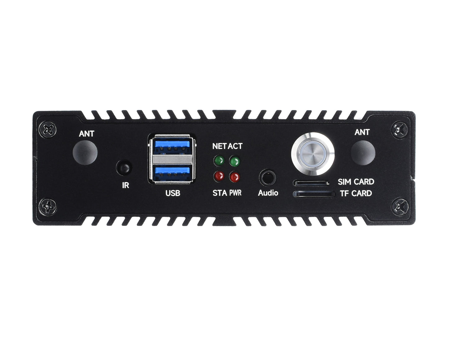 NAS Multi-functional Mini-Computer Designed for Raspberry Pi Compute Module 4 (NOT included), Network Storage, Dual Solid State Drive slots