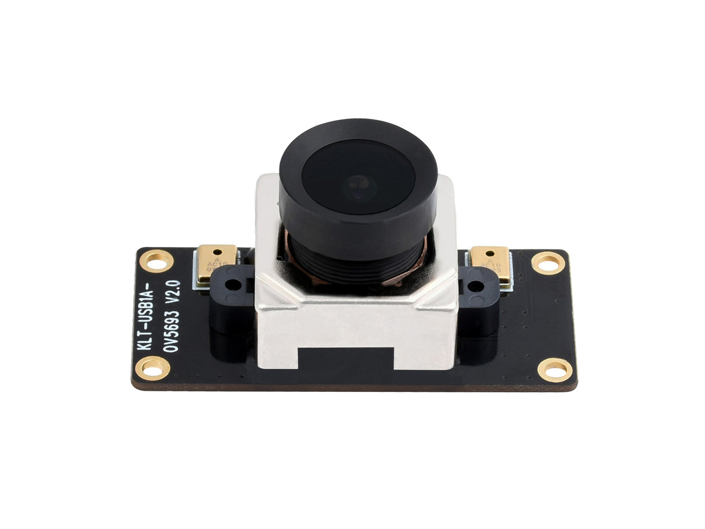 OV5693 5MP USB Camera, Fixed-focus, Auto Focusing, M12 Camera Module, Onboard Dual Microphones