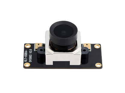 OV5693 5MP USB Camera, Fixed-focus, Auto Focusing, M12 Camera Module, Onboard Dual Microphones