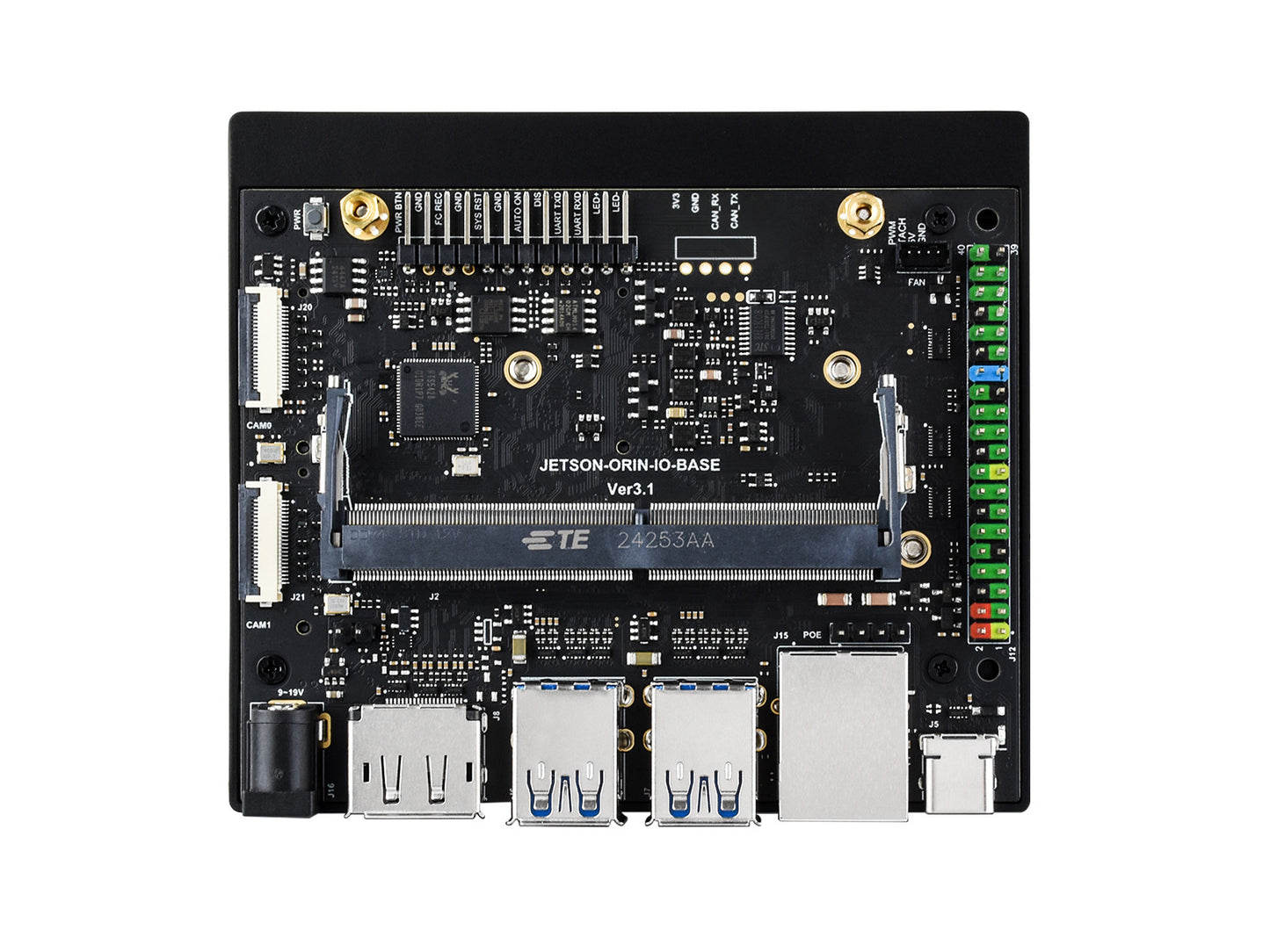 Waveshare Orin Nano/NX Base Board Based on Jetson Orin Nano and Jetson Orin NX module
