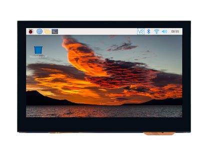 4.3inch QLED Display, DSI Interface, 800 × 480, Integrated Structure, Toughened Glass Panel