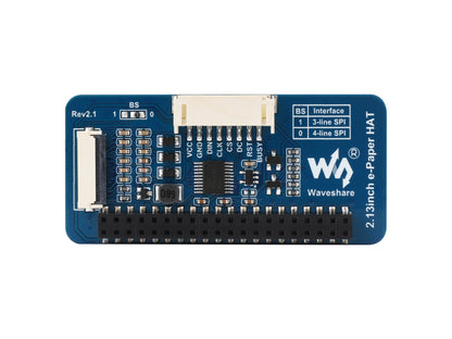 2.13inch E-Paper HAT (G), 250x122, Red/Yellow/Black/White, SPI Interface
