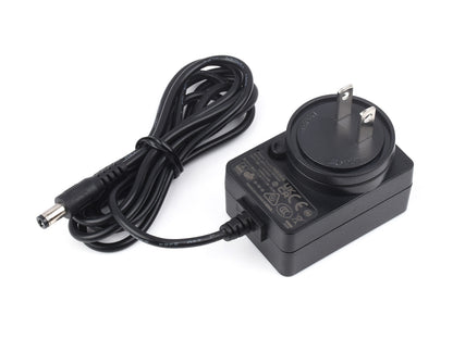 Power supply, power adapter, 12V/1A, DC jack output, OD 5.5mm, ID 2.1mm, Option For US / EU / UK Plugs