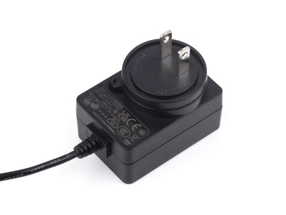 Power supply, power adapter, 12V/1A, DC jack output, OD 5.5mm, ID 2.1mm, Option For US / EU / UK Plugs