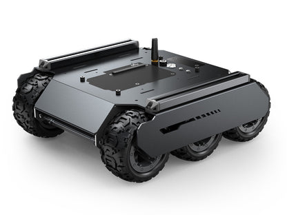 Flexible And Expandable 6x4 Off-Road UGV, With Extension Rails and ESP32 Slave Computer, 6 wheels 4WD Mobile Robot Chassis